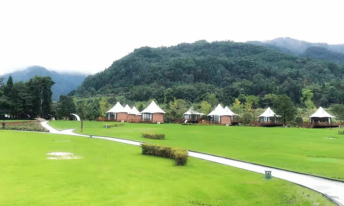 好來居四川酒店帳篷項(xiàng)目